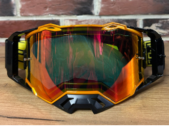 Очки защитные кроссовые KIOSHI MX PRO (Золотой/ черный, , 800477-4)