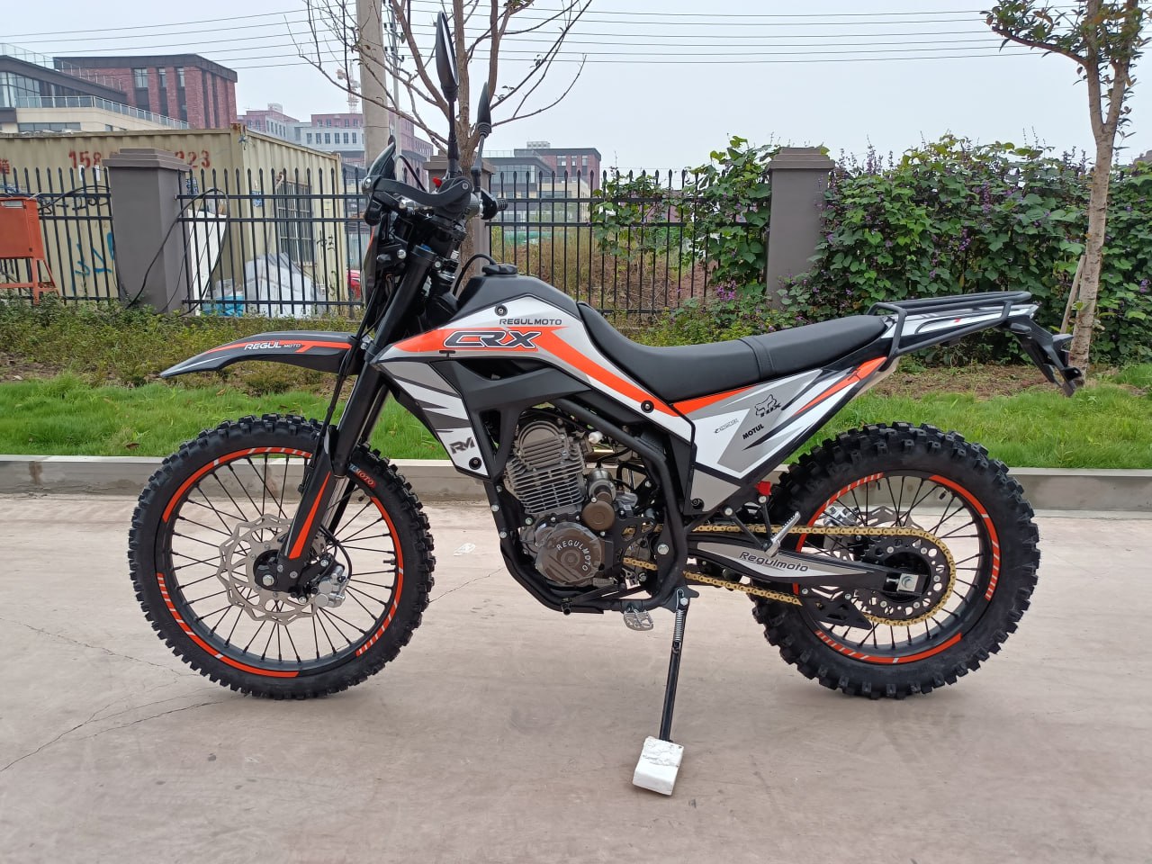 Мотоцикл Regulmoto CR-X (Черный/Оранжевый)