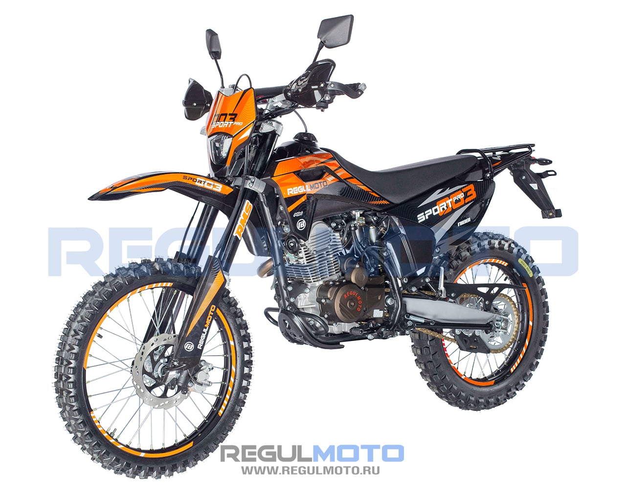 Мотоцикл Regulmoto Sport-003 PR 300 сс 6 передач (Оранжевый/Черный)