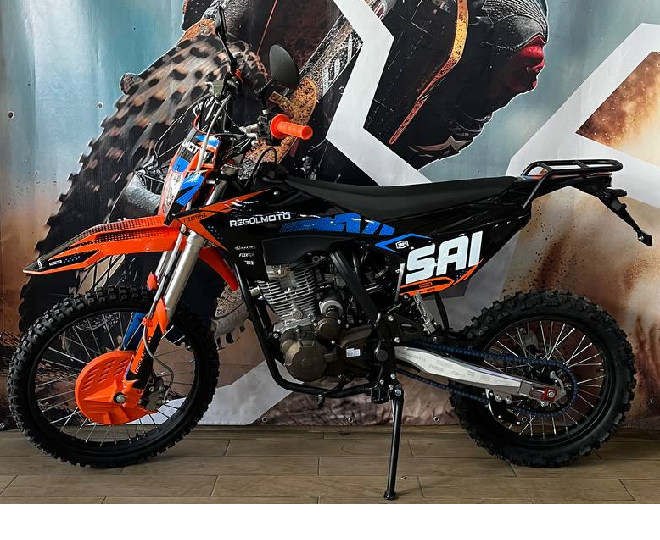 Мотоцикл Regulmoto SAI 200 (Черный/Оранжевый)